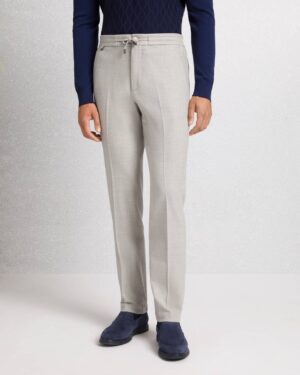 Pantaloni in tessuto misto